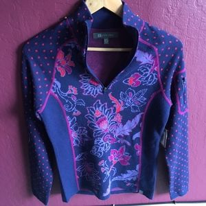 Title nine 1/4 zip wool sweater